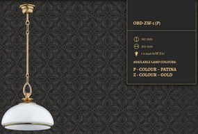 Lustra design clasic realizata manual OBD