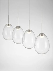Lustra LED suspendata decorativa BRITA 4L