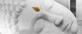 Tablou - Buddha alb (120x50 cm)