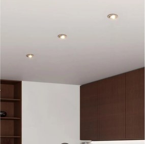 Eglo 902259 - Set de 3 spoturi LED încastrate pentru tavan BARRANCO, 1xGU10/4,5W/230V, crom