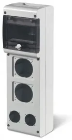 Tablou aplicat 6 module cu loc pentru 2+2 IP66 632.3520-000 SCAME