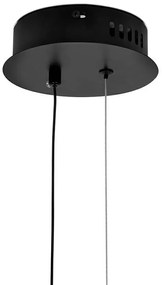 Lustra design inelar LED Ring 80 negru