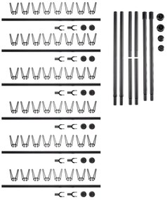 Pantofar negru telescopic din metal Herkules – Wenko