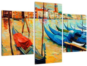 Tablou - Port în Veneția (90x60 cm)