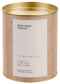 Lumânare parfumată din ceară de soia timp de ardere 40 h Slavic Edition: #07 Rhubarb – Perfumed Prague