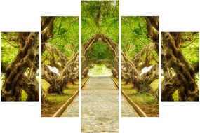 Tablou - Tunel viu din plumeria (150x105 cm)