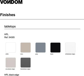 Masa design modern premium FAZ WOOD, 90x90cm