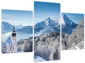 Tablou - Peisaj cu ninsoare (90x60 cm)