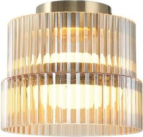 Plafonieră LED LUXE LED/12W/230V, diam. 14,8 cm, alamă