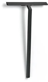 Racletă duș cu suport Zona Rim, lățime 30 cm, negru