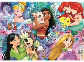 Prințesele Disney Little Friends Puzzle Clementoni de 60 piese