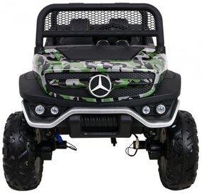 Masinuta Electrica cu acumulator pentru copii NOVOKIDS™ Mercedes Buggy UTV , Cu faruri LED, Telecomanda, 3-8 ani , max 35 kg , 12V, Mp3/USB si