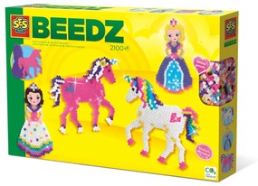 Set creativ copii Beedz - Margele de calcat cu unicorni si printese