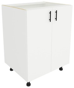 Corp Baza haaus Karo, 2 Usi, Alb, 60 x 50 x 80 cm