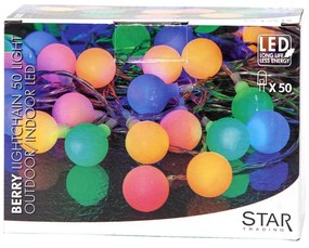 Șirag luminos Star Trading Partylights Berry Multi, lungime 7,35 m