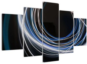 Tabloul cu linii albastre (150x105 cm)