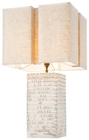 Lampa de masa LUX realizata manual din ceramica Division