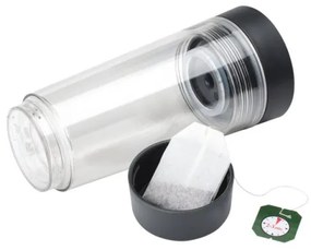 Termo pahar Brabantia Make&Take 1008493, 360 ml, Fara BPA, Gri inchis