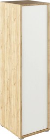 Dulap RIOMA TYP 20, stejar artisan/alb, DTD laminat, cu o usa, 50x55x1