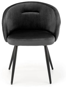 Scaun K430 velvet negru