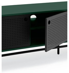 Comodă TV Teulat Punto, negru-verde