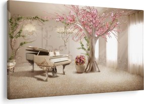 Tablou - Interior de vis cu pian (90x60 cm)
