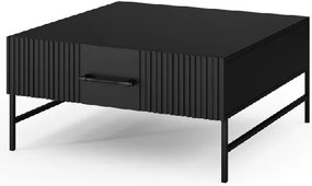 Masuta de cafea cu sertar RAFTT 82x40 cm, negru