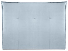 Tăblie de pat albastru-deschis 200x120 cm Monica – Milo Casa