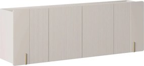 Comodă suspendată cu patru uși Malmi 200 cm - cașmir / auriu