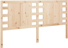 vidaXL Tăblie de pat, 206x4x100 cm, lemn masiv de pin