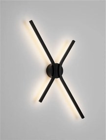 Aplica de perete LED CCT design modern AKRO negru