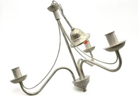Lustră pe lanț ANTON 3xE14/60W/230V patină albă
