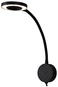 Aplica de perete cu reader LED BOAVISTA negru