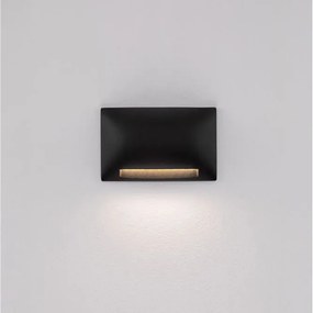 Spot LED aplicat iluminat scari exterior Sub negru IP65