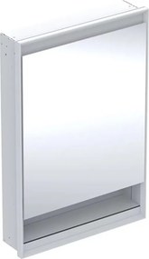 Dulap incastrat cu oglinda si nisa Geberit One ComfortLight 60 cm stanga alb