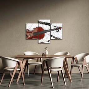 Tablou - Unelte muzicale (90x60 cm)