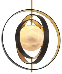 Lustra suspendata design LUX Pearl, auriu 115029 HZ
