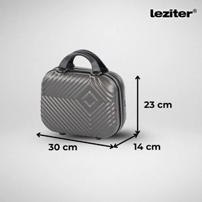 TraveLux Pro XV gurulós bőrönd szett szürke
