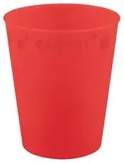Party Bright Pahar premium micro roșu din plastic 250 ml