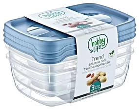 Set 3 caserole Orion, 0,6 l