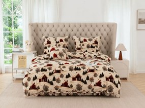 Lenjerie cocolino FARM HOUSE crem Dimensiune lenjerie de pat: 70 x 90 cm | 140 x 220 cm