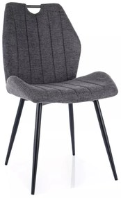 Scaun Arco gri inchis/negru Brego18