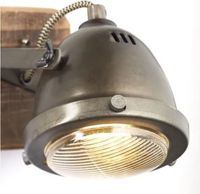 Brilliant - Aplică spot de perete CARMEN WOOD 1xGU10/5W/230V eucalipt