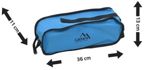 Scaun camping pliabil albastru, lățime 63 cm