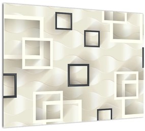 Tablou geometric abstract (70x50 cm)