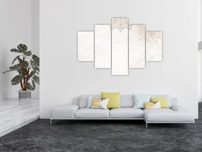 Tablou - Mandala pe zid (150x105 cm)