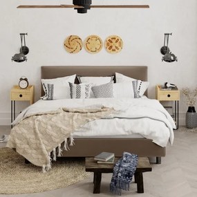 Noptieră CACTUS 60x29,5 cm bej/neagră