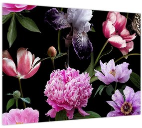 Tablou - Ilustrație de flori (70x50 cm)