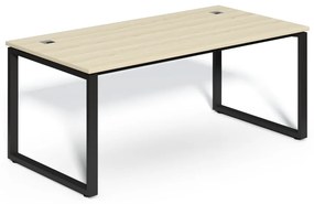 Masă SimpleOffice 180 x 90 cm, stejar deschis / negru