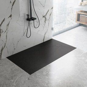 Cadita pentru dus Magnum neagra 100x80
